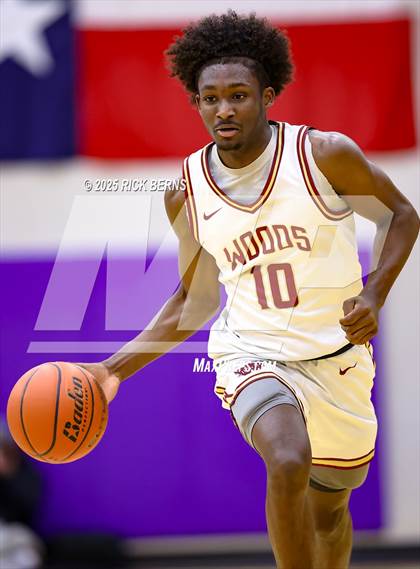 Thumbnail 2 in Grand Oaks vs Cypress Woods (UIL 6A D1 Basketball Area Playoffs) photogallery.