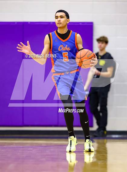 Thumbnail 1 in Grand Oaks vs Cypress Woods (UIL 6A D1 Basketball Area Playoffs) photogallery.