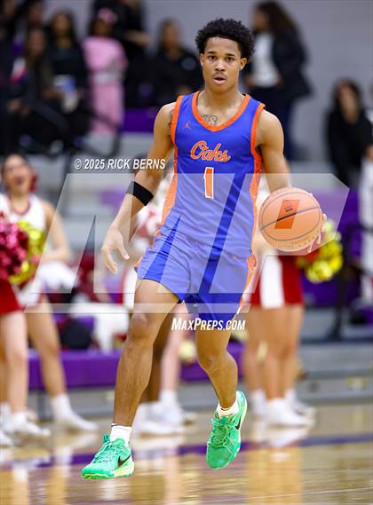 Thumbnail 3 in Grand Oaks vs Cypress Woods (UIL 6A D1 Basketball Area Playoffs) photogallery.