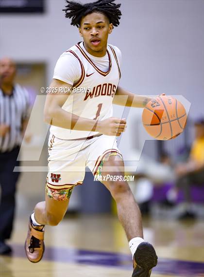 Thumbnail 1 in Grand Oaks vs Cypress Woods (UIL 6A D1 Basketball Area Playoffs) photogallery.