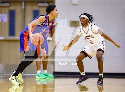 Thumbnail 1 in Grand Oaks vs Cypress Woods (UIL 6A D1 Basketball Area Playoffs) photogallery.