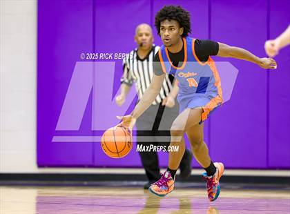 Thumbnail 2 in Grand Oaks vs Cypress Woods (UIL 6A D1 Basketball Area Playoffs) photogallery.
