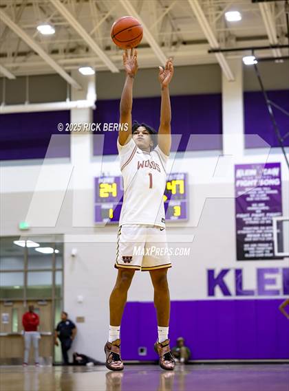 Thumbnail 3 in Grand Oaks vs Cypress Woods (UIL 6A D1 Basketball Area Playoffs) photogallery.