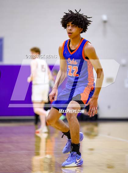 Thumbnail 2 in Grand Oaks vs Cypress Woods (UIL 6A D1 Basketball Area Playoffs) photogallery.