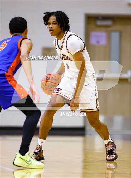 Thumbnail 3 in Grand Oaks vs Cypress Woods (UIL 6A D1 Basketball Area Playoffs) photogallery.