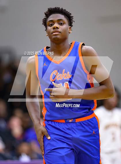 Thumbnail 3 in Grand Oaks vs Cypress Woods (UIL 6A D1 Basketball Area Playoffs) photogallery.