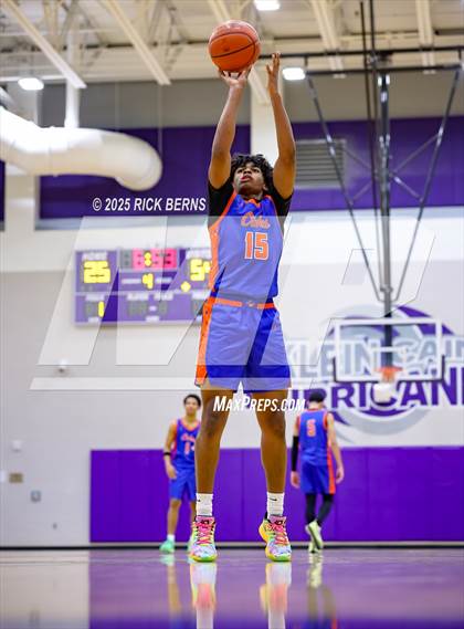 Thumbnail 1 in Grand Oaks vs Cypress Woods (UIL 6A D1 Basketball Area Playoffs) photogallery.