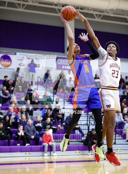 Thumbnail 1 in Grand Oaks vs Cypress Woods (UIL 6A D1 Basketball Area Playoffs) photogallery.