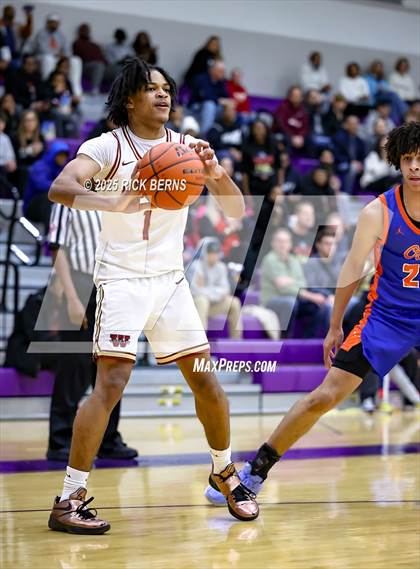 Thumbnail 3 in Grand Oaks vs Cypress Woods (UIL 6A D1 Basketball Area Playoffs) photogallery.