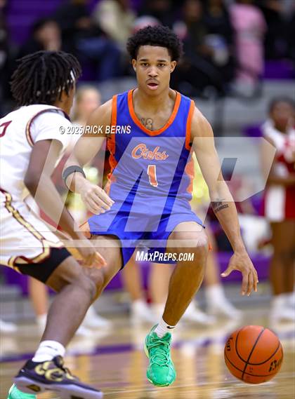 Thumbnail 3 in Grand Oaks vs Cypress Woods (UIL 6A D1 Basketball Area Playoffs) photogallery.