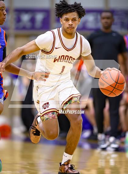 Thumbnail 2 in Grand Oaks vs Cypress Woods (UIL 6A D1 Basketball Area Playoffs) photogallery.