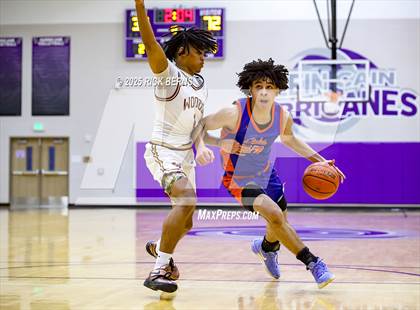 Thumbnail 1 in Grand Oaks vs Cypress Woods (UIL 6A D1 Basketball Area Playoffs) photogallery.