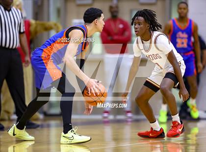Thumbnail 2 in Grand Oaks vs Cypress Woods (UIL 6A D1 Basketball Area Playoffs) photogallery.