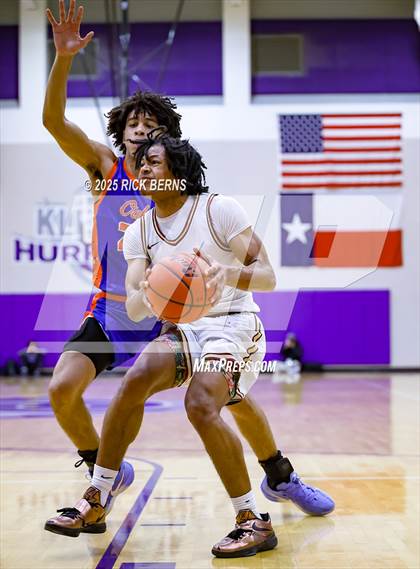 Thumbnail 1 in Grand Oaks vs Cypress Woods (UIL 6A D1 Basketball Area Playoffs) photogallery.