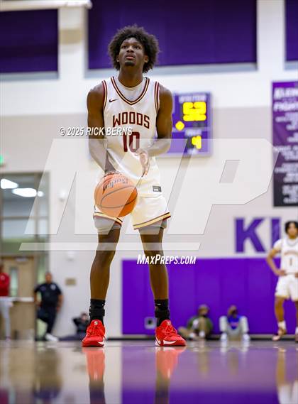 Thumbnail 3 in Grand Oaks vs Cypress Woods (UIL 6A D1 Basketball Area Playoffs) photogallery.