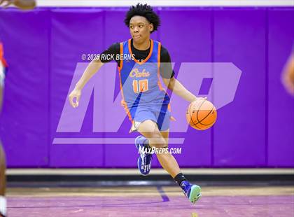 Thumbnail 2 in Grand Oaks vs Cypress Woods (UIL 6A D1 Basketball Area Playoffs) photogallery.