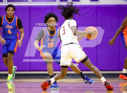 Thumbnail 3 in Grand Oaks vs Cypress Woods (UIL 6A D1 Basketball Area Playoffs) photogallery.