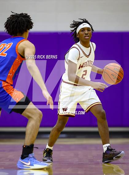 Thumbnail 2 in Grand Oaks vs Cypress Woods (UIL 6A D1 Basketball Area Playoffs) photogallery.