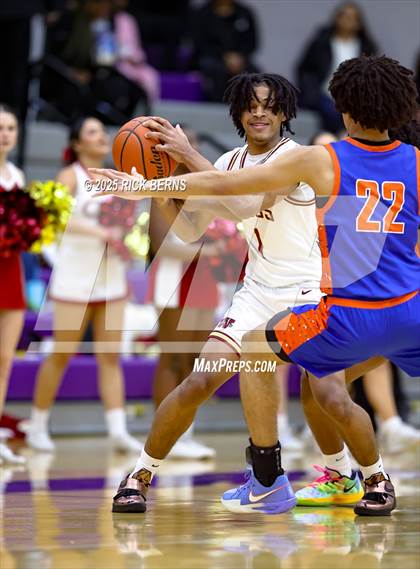 Thumbnail 2 in Grand Oaks vs Cypress Woods (UIL 6A D1 Basketball Area Playoffs) photogallery.