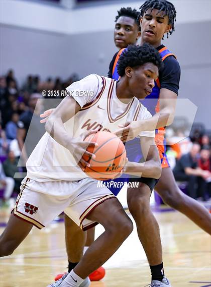 Thumbnail 1 in Grand Oaks vs Cypress Woods (UIL 6A D1 Basketball Area Playoffs) photogallery.