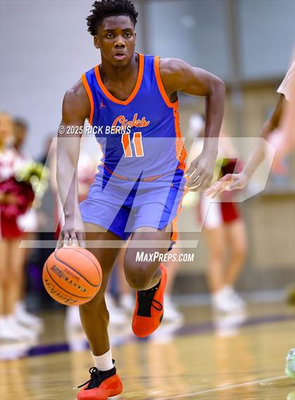 Thumbnail 2 in Grand Oaks vs Cypress Woods (UIL 6A D1 Basketball Area Playoffs) photogallery.