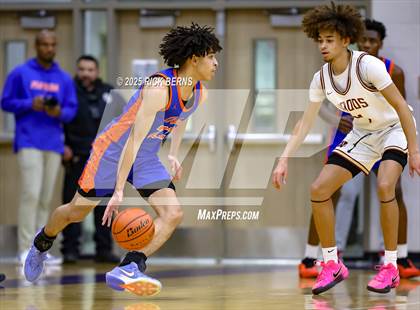 Thumbnail 3 in Grand Oaks vs Cypress Woods (UIL 6A D1 Basketball Area Playoffs) photogallery.