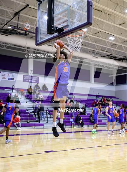 Thumbnail 2 in Grand Oaks vs Cypress Woods (UIL 6A D1 Basketball Area Playoffs) photogallery.