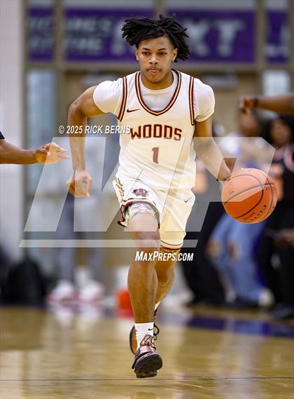 Thumbnail 1 in Grand Oaks vs Cypress Woods (UIL 6A D1 Basketball Area Playoffs) photogallery.