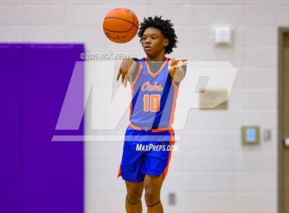 Thumbnail 3 in Grand Oaks vs Cypress Woods (UIL 6A D1 Basketball Area Playoffs) photogallery.