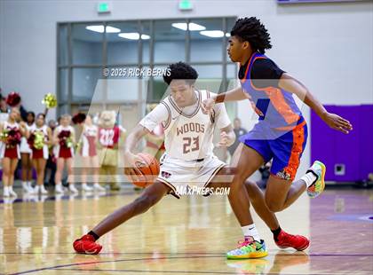 Thumbnail 3 in Grand Oaks vs Cypress Woods (UIL 6A D1 Basketball Area Playoffs) photogallery.