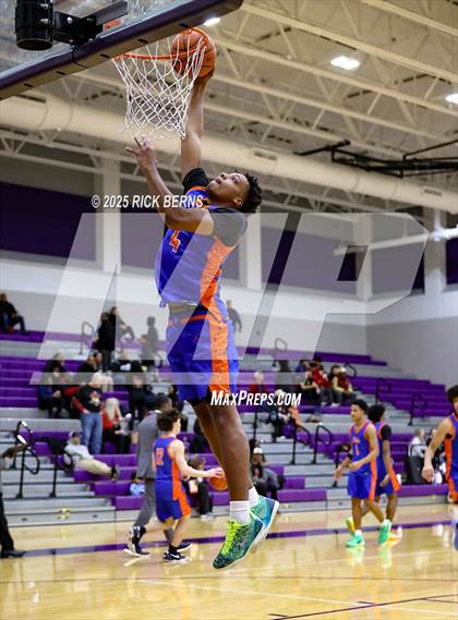 Thumbnail 1 in Grand Oaks vs Cypress Woods (UIL 6A D1 Basketball Area Playoffs) photogallery.