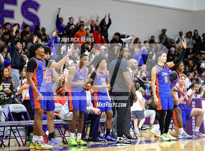 Thumbnail 2 in Grand Oaks vs Cypress Woods (UIL 6A D1 Basketball Area Playoffs) photogallery.