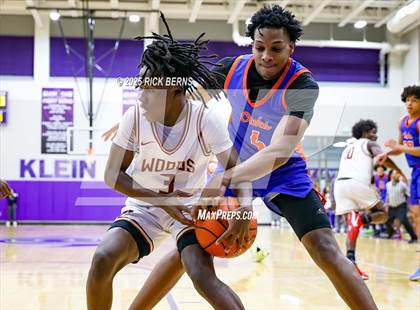 Thumbnail 2 in Grand Oaks vs Cypress Woods (UIL 6A D1 Basketball Area Playoffs) photogallery.