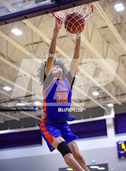 Thumbnail 3 in Grand Oaks vs Cypress Woods (UIL 6A D1 Basketball Area Playoffs) photogallery.