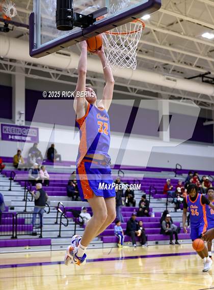 Thumbnail 3 in Grand Oaks vs Cypress Woods (UIL 6A D1 Basketball Area Playoffs) photogallery.