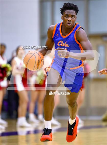 Thumbnail 3 in Grand Oaks vs Cypress Woods (UIL 6A D1 Basketball Area Playoffs) photogallery.