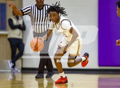 Thumbnail 2 in Grand Oaks vs Cypress Woods (UIL 6A D1 Basketball Area Playoffs) photogallery.