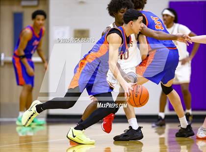 Thumbnail 3 in Grand Oaks vs Cypress Woods (UIL 6A D1 Basketball Area Playoffs) photogallery.