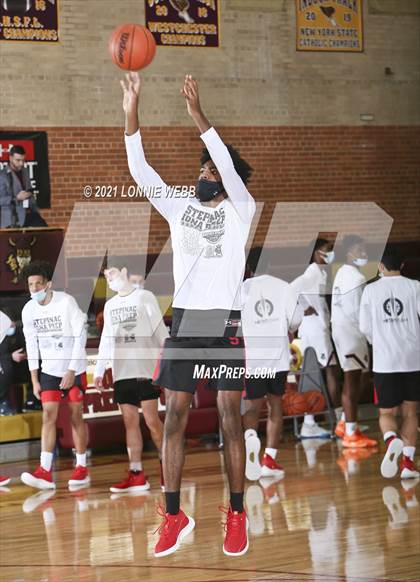 Thumbnail 1 in Archbishop Stepinac @ Iona Prep (Brother Stoudt Best of 7 Series Game 2) photogallery.