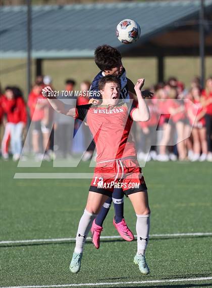 Thumbnail 2 in Wesleyan Christian Academy @ Carmel Christian (NCISAA 4A Semifinal) photogallery.