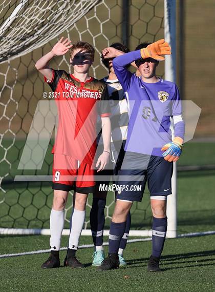Thumbnail 1 in Wesleyan Christian Academy @ Carmel Christian (NCISAA 4A Semifinal) photogallery.