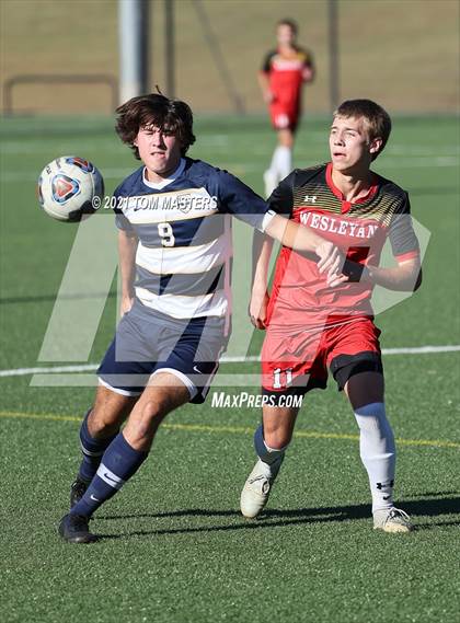 Thumbnail 1 in Wesleyan Christian Academy @ Carmel Christian (NCISAA 4A Semifinal) photogallery.