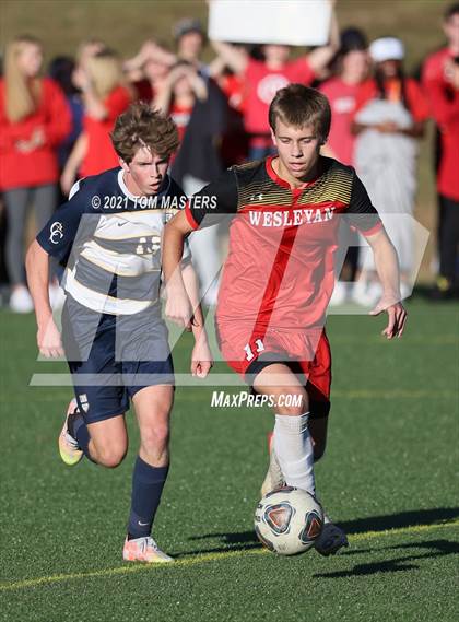 Thumbnail 1 in Wesleyan Christian Academy @ Carmel Christian (NCISAA 4A Semifinal) photogallery.