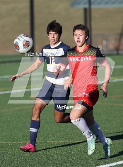 Thumbnail 2 in Wesleyan Christian Academy @ Carmel Christian (NCISAA 4A Semifinal) photogallery.