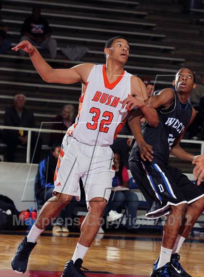 Thumbnail 3 in McKinney vs Fort Bend Bush (McDonald's Texas Invitational) photogallery.