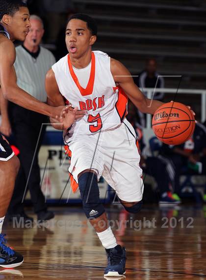 Thumbnail 2 in McKinney vs Fort Bend Bush (McDonald's Texas Invitational) photogallery.