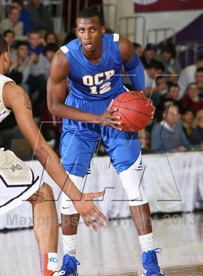 Thumbnail 3 in Neumann-Goretti vs. Orlando Christian Prep (Spalding Hoophall Classic) photogallery.