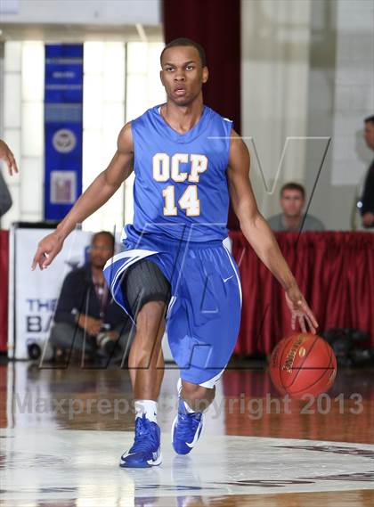Thumbnail 3 in Neumann-Goretti vs. Orlando Christian Prep (Spalding Hoophall Classic) photogallery.
