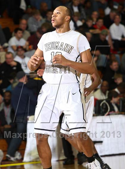 Thumbnail 2 in Neumann-Goretti vs. Orlando Christian Prep (Spalding Hoophall Classic) photogallery.