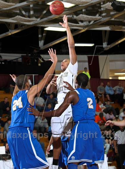 Thumbnail 3 in Neumann-Goretti vs. Orlando Christian Prep (Spalding Hoophall Classic) photogallery.